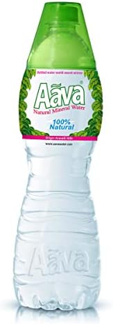 Aava Naturally Alkaline Mineral Water 1 Ltr Cup-Cap | Pack of 12 (Origin Aravalli Hills, 100% ALKALINE pH 8.0+, benefits of Calcium & Magnesium)