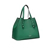 C.Paravano Large Handbags | Full Grain Leather Tote Bag | Hobo Bags | Green Purse | Women's Shoulder Handbags | Green Leather Bag