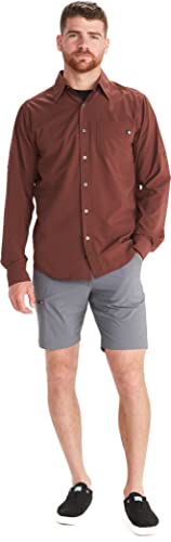 Image of Marmot Men's Aerobora Long Sleeve Button Down Shirt
