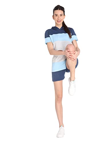 Image of CHKOKKO Women's Regular Cotton Regular Fit Plain Shorts for Women