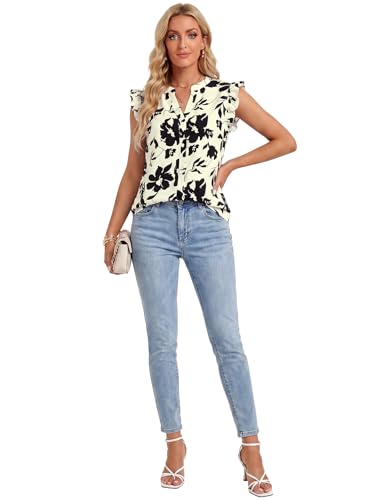 Image of Women's Dressy Striped V Neck Blouse
