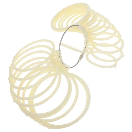 Gadpiparty Bracelet Measuring Tool Wrist Ruler White for Precise Fit Travel-Friendly Design