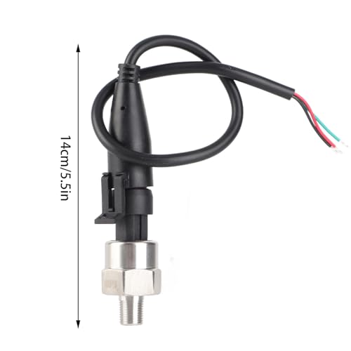 Capteur pression eau en acier inoxydable transducteur robuste DC 5V 1/8 NPT - 3