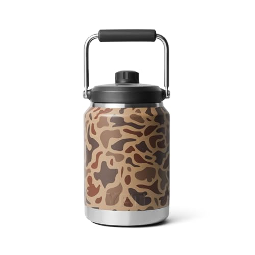 Image of YETI Rambler Half Gallon Jug 2.0, Vacuum Insulated, Leakproof, Stainless Steel with MagCap, Wetlands Camo
