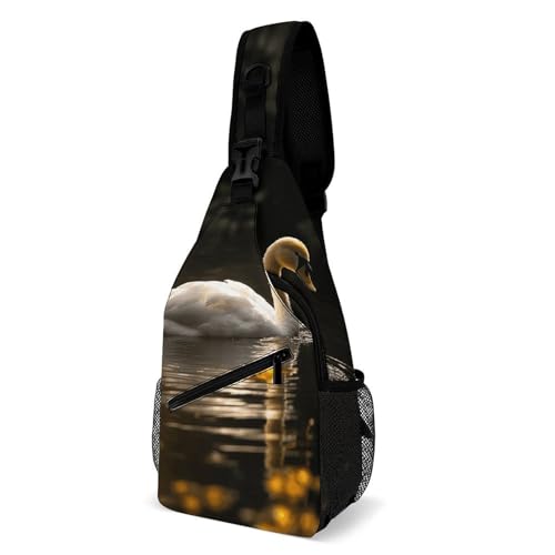 Bolso bandolera deportivo White Swan 38x20cm