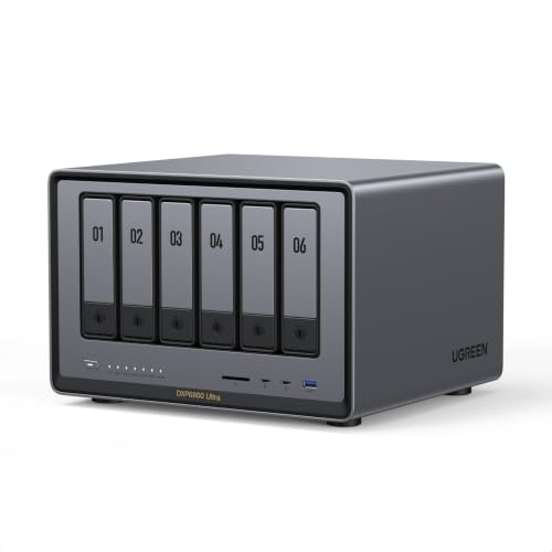Image of UGREEN NAS DXP6800 Ultra 6-Bay for Teams, Small Businesses File Server