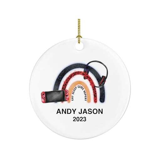 Personalized Video Game Christmas Ornament