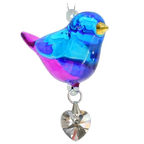 Wild Things Handmade Pretty Little Birds Glass Bird Suncatcher Crystal