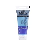 PEBEO - Acrylic Fine Studio Acrylics - Phosphorescent Gel Blue - Phosphorescent Gel Blue 100ml/3.38o