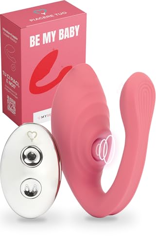 MySecretCase Sexytoysys Donna Squirting Vibratoreper Donna con Telecomando a Distanza 7 Modalità Vibrazione e 7 di Pressione Stimolatore Clitoride Femminile Sexytoysys Coppia Vibratore per Coppia Rosa