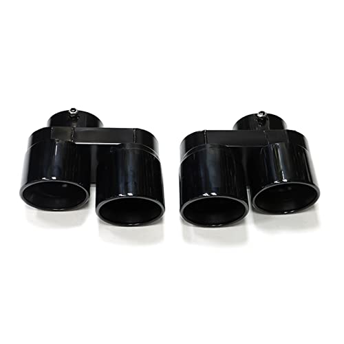 Silencieux pour BMW X5 G05 X6 G06 X7 G07 quad embout echappement carbone noir
