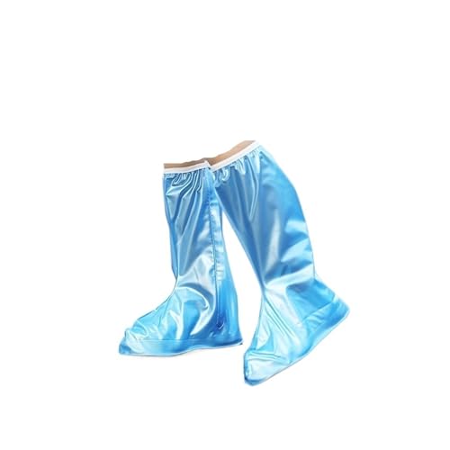MZSKLW Cubre Zapatos Impermeable Fundas protectoras de silicona impermeables for zapatos, reutilizables, for proteger los, accesorios for la lluvia(3-Blue,XL-(41-42))