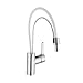 Price comparison product image Kludi Kitchen Sink tap with The Pull-Out spout Made Bingo Star DN 15-White/Chrome 42 859 05 78, Grey