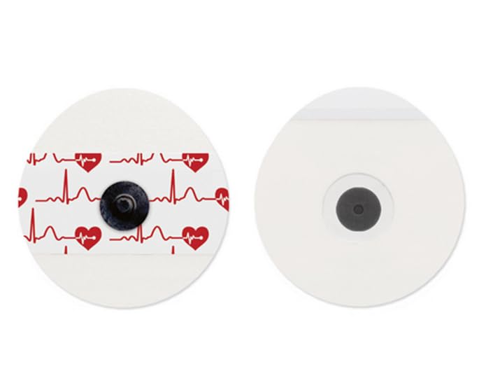 Bio ProTech Telectrode PE ECG Foam Monitoring Electordes 43mm x 45mm Oval 50/250/500 Pk (500)
