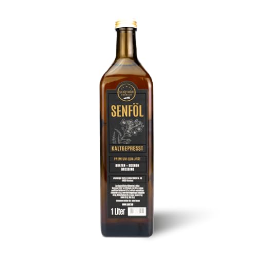 Altenburger Original 1 Liter 100% reines Senföl kalt gepresst, natürlich milder Geschmack
