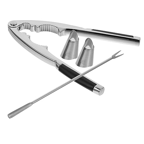 Hoement 多機能 ステンレス製 ナッツオープナー クルミ割り器 ド ーツ用 開封ツール 家用 ナッツ開け 栗にも対応