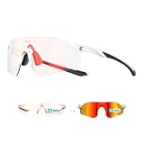 KAPVOE Occhiali da Ciclismo Fotocromatici UV400 22g TR90 Uomo Donna K108