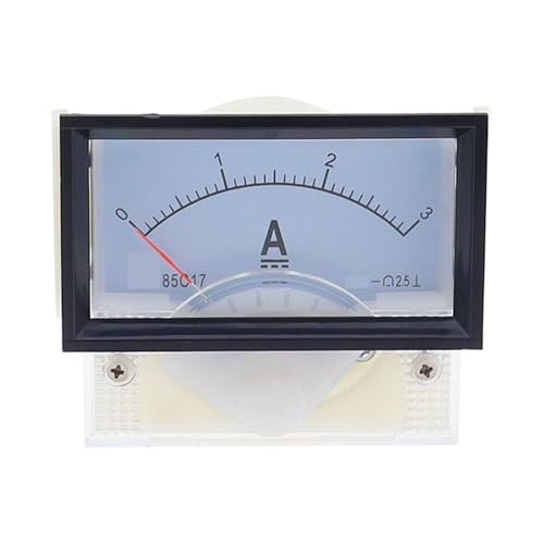 Medidor de corriente analógico de panel CC 50A 85C17 para monitorización y prueba de circuitos 5