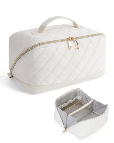 Wandering Nature Neceser Mujer Grande Maquillaje Impermeable – Bolsa de Cosméticos de Viaje con Separador Transparente, Múltiples Compartimentos y Asa – Organizador de Belleza Ideal para Regalar Wandering Nature Neceser Mujer Grande Maquillaje Impermeable – Bolsa de Cosméticos de Viaje con Separador Transparente, Múltiples Compartimentos y Asa – Organizador de Belleza Ideal para Regalar
