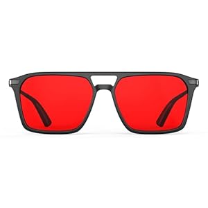 Goiteia Blaulichtfilterbrille Rote Schlafbrille