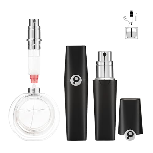 ATOM Refillable Perfume Atomizer (ATOM01, BLACK)