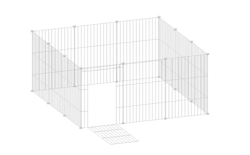 VENTOTA ペットフェンス ドア付 バリア ゲート 頑丈 犬猫 組立簡単 サークル5070WH