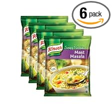 Knorr Soupy Noodles Mast Masala, 75g [Pack of 6]