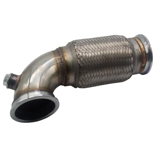 SAZ DEKOR 2.5 V-Band Downpipe Low Profile 90Deg w/Flex bello...