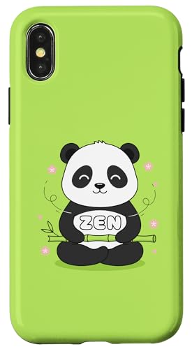Cute Panda Bear Baby Panda Giant Animal �X�}�z�P�[�X iPhone X/XS �p
