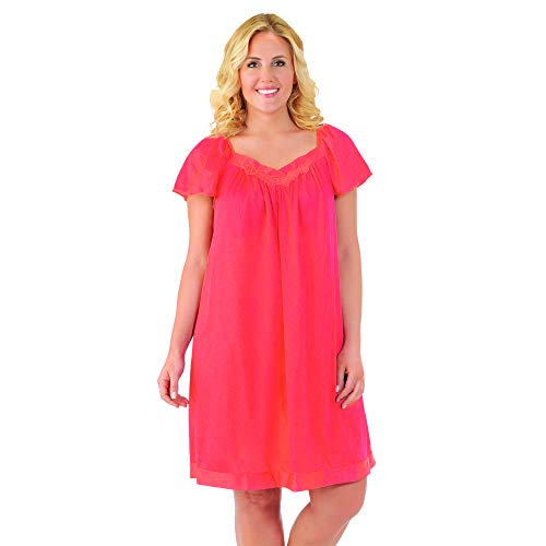 Exquisite Form Women's Coloratura Short Nightgown, Passion, Large