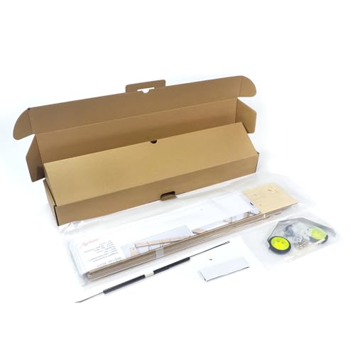 Kit de avión RC DIY de madera de balsa modelo volador T05 7