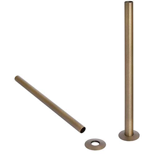 Foundry Natural Brass Castrads 300Mm Pipe Covers/Shrouds/Sleeves & Base Plates (Natural Brass)