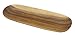 Pacific Merchants Acaciaware 16.5- by 5.5-Inch Acacia Wood Oval Baguette Serving Tray