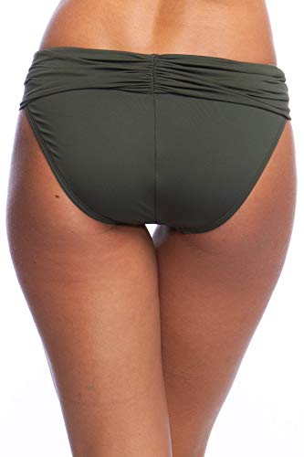 Image of La Blanca Women's Island Goddess Shirred Band Hipster Bikini Bottom
