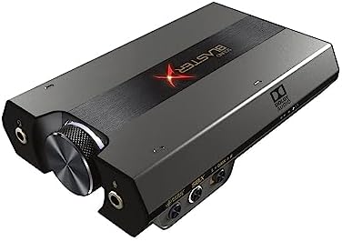 Creative G6 DAC para Juegos y Tarjeta de Sonido USB Externa 7.1 de Alta definición con Amplificador de Auriculares Xamp para PS5, PS4, Xbox One, Nintendo Switch y PC