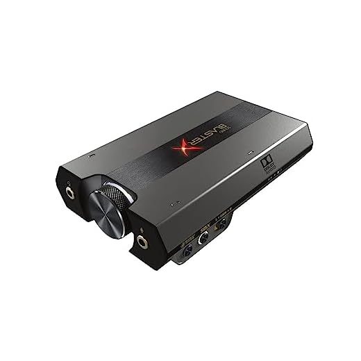 Sound BlasterX G6 7.1 HD Externe Gaming-DAC- und USB-Soundkarte mit Xamp-Kopfhörerverstärker für PS4, Xbox One, Nintendo Switch und PC
