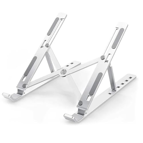 Oblivion Laptop Stand | Metal Portable Laptop Stand | 7 Angles Adjustable Laptop Stand | Tabletop Laptop Stand | Laptop Stand Featuring Foldable Design | Ventilated Stand | All Notebook Stand