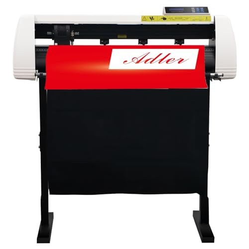 Vinyl Plotter Cutter Machine, 28″ Vinyl Cutting Machine with Signmaster Software & Design Gallery, 256M Large Memory & Cloth Bag, Plotter Cutter for Sticker Card Car Decal Film Heat Transfer Material