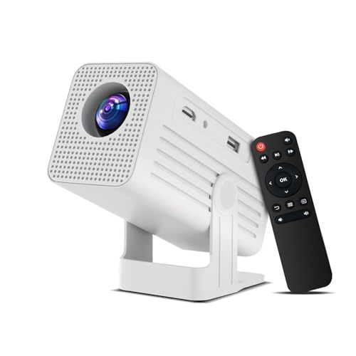 [Smart Projector with Apps] 4K Supported Mini Projector with Wifi and Bluetooth, XENPONAD Movie...