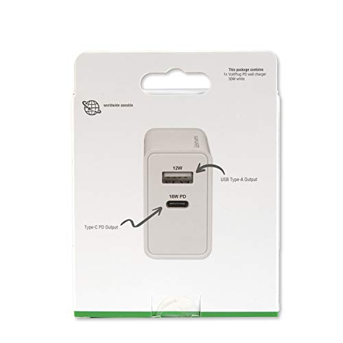Cargador de red 30W 4smarts VoltPlug adaptador de corriente Power Delivery blanco 6