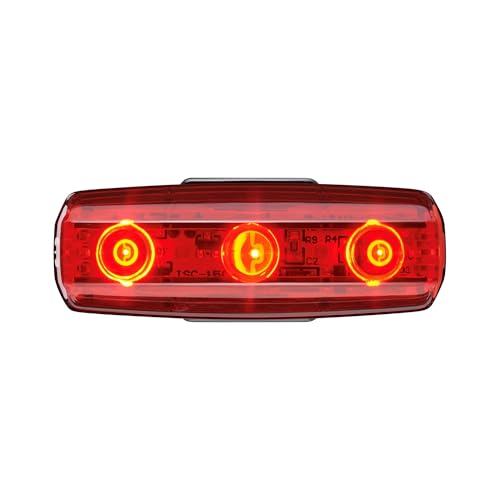 Rear Bike Light - Rapid Micro Compact 15 Lumen LED Bicycle Rear Light with Multiple Flash Modes | USB Rechargeable & Water-Resistant for Night Cycling Safety | CatEye Bike Accessories