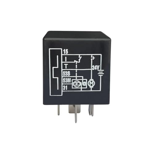 Relais de clignotant 6 broches 24V stabilisateur d'intermittence essuie-glace