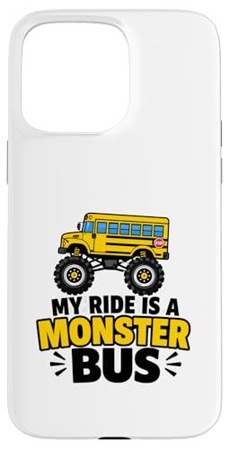 My Ride is a Monster Bus �L�b�Y �g���b�N���D�� �V�w�� �X�}�z�P�[�X iPhone 15 Pro Max �p