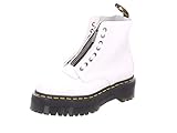 Altezza platform: 4 cm Dr. Martens Jungle Boot, Anfibi Donna, White Milled Nappa, 36 EU
