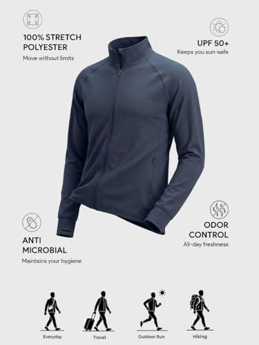 Image of Nobero UPF Jacket for Men Lightweight UPF Jacket | Sun Protection Outdoor Jacket for men