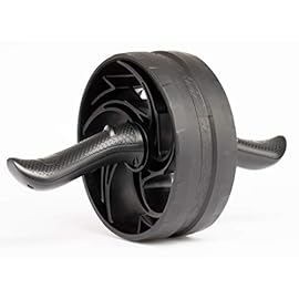 Amazon Basics Abdominal and Core Exercise Workout Roller Wheel – 13 x 8 x 8 Inches, Black