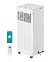 Midea 10,000 BTU ASHRAE (7,100 BTU SACC) Portable Air Conditioner, Smart Control, Cools up to 300 Sq. Ft., with Dehumidifier & Fan mode, Easy- to-use Remote Control & Window Installation Kit Included