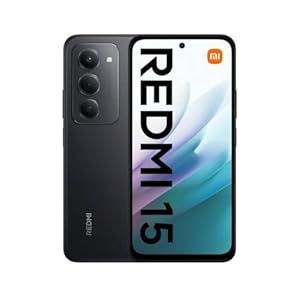 XIAOMI Redmi 15 - Smartphone von 8 + 256GB, Schwarz Midnight, Bildschirm von 6,9" 120Hz, procesador Snapdragon® 685, 50MP-Kamera, 7000mAh, Keine Ladegeräte enthalten