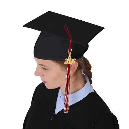 Image of GraduationMall Single&Multiple Color Graduation Tassel with 2026 Year Charm 9 inch