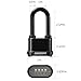 CINCINNO Weatherproof 4 Digit Combination Lock, Heavy Duty Combo Lock with Long Shackle for Outdoor Shed, Garage, Gate, Fence, 12 Pack